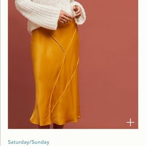 Anthropologie Saturday / Sunday Valora silk skirt